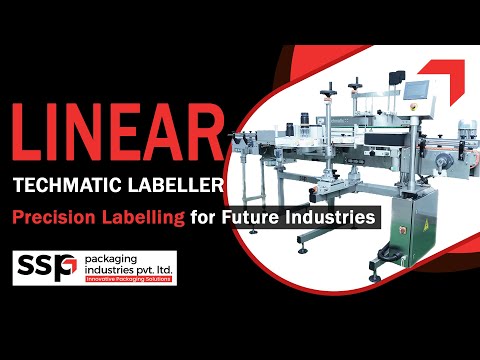 Linear Techmatic Labeller - Precision Labelling for Future Industries SSP Packaging Industries