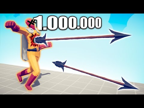 1.000.000 DAMAGE GUNGNIR 1 vs 1 TOURNAMENT - TABS | Totally Accurate Battle Simulator 2023