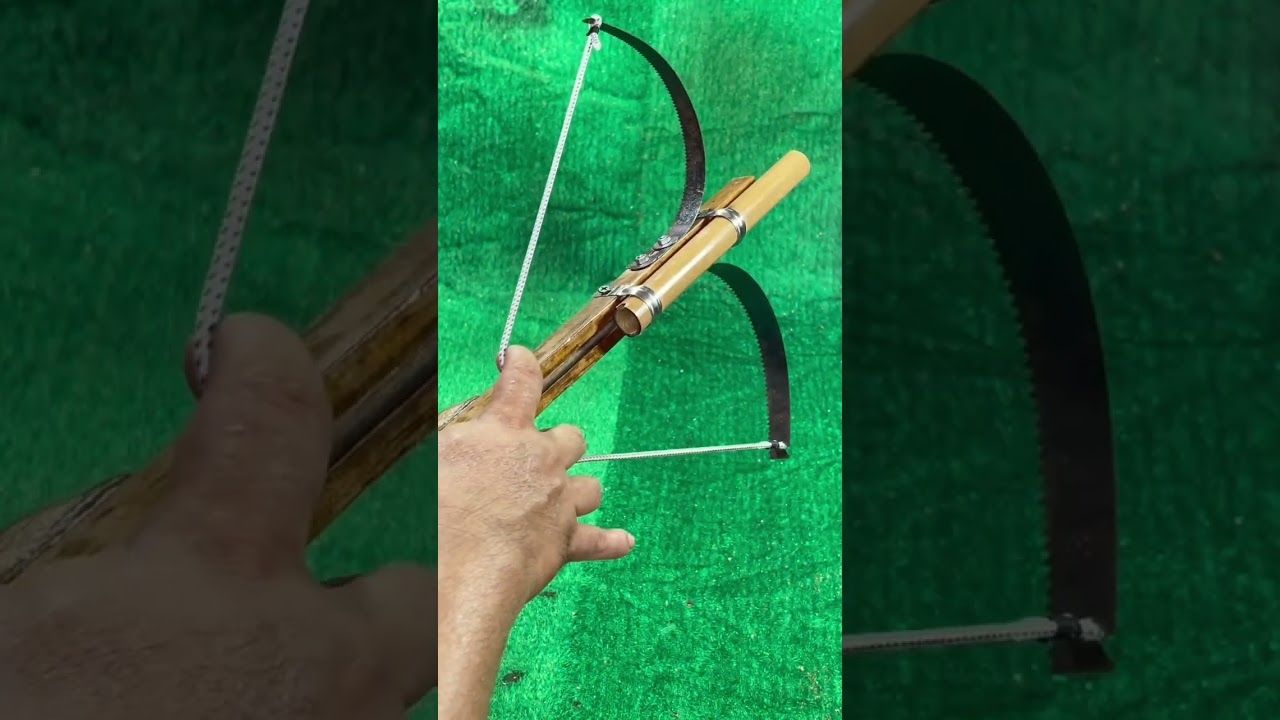 Unique wooden crossbow # Craft design # DIY # Cool idea