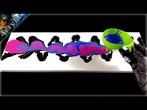 Blue Dragon  - Amazing Acrylic Pour Painting Tutorial