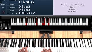 Obey (by Dwele) - Piano Tutorial