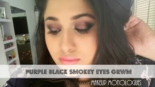 Image for video on Easy Glam Purple Black Smokey Eyes by Ikya Kesiraju
