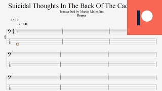 Pouya - Suicidal Thoughts In The Back Of The Cadillac Pt. 2 (bass tab)