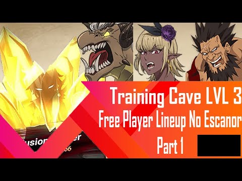 Seven Deadly Sins Grand Cross Free Player Level 3 Clear All Training Cave Grotto Global Part 1