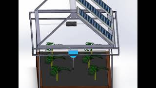 3d rendering of irrigation robot