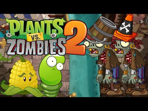 Pirate Seas Skirmish! Double Gem Reward! - Plants vs Zombies 2 Part 201