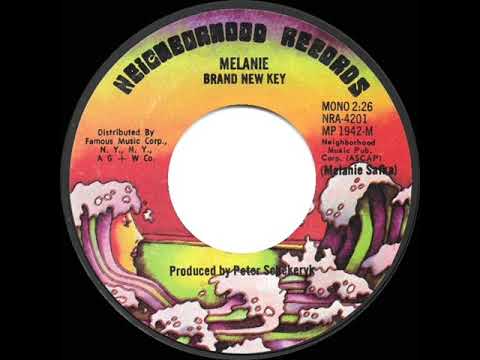 1971 HITS ARCHIVE: Brand New Key - Melanie (a #1 record--mono 45)
