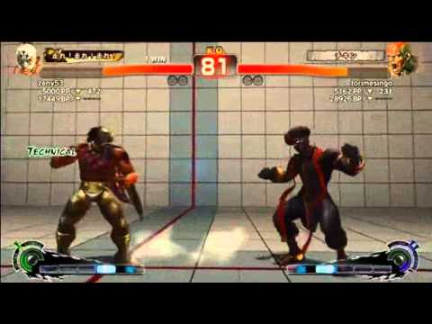 Torimeshi (Dhalsim) vs Zeny53 (El Fuerte) - AE 2012 Matches