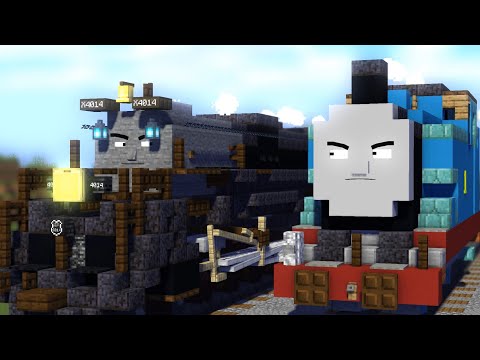 The Shinkansen Fan - Thomas vs. Big Boy In Minecraft Animation