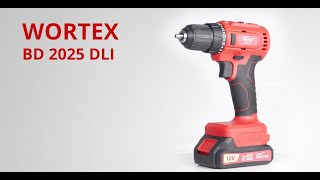 Li-ion Cordless Drill WORTEX BD 2025 DLi