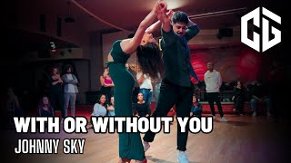 CRISTIAN Y GABRIELLA | Bachata 🎵 WITH OR WITHOUT YOU - JOHNNY SKY