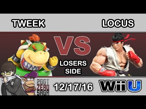 2GGT: ZeRo Saga - Tweek (Cloud, Bowser Jr) Vs. UBCEA | Locus (Ryu) Losers Side - Smash Wii U