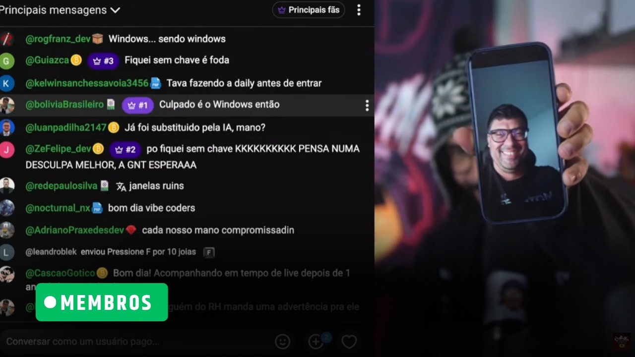 🚨 Live exclusiva para Membros EP59
