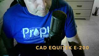 Video thumbnail for CAD Equitek E 200 Speech Test by Ru Montoya