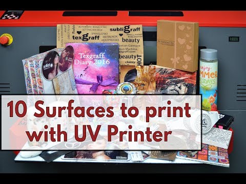 10 Surfaces You Can Print with UV Flatbed Printer