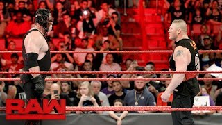 Brock Lesnar steps into the fire with Kane: Raw, Jan. 1, 2018