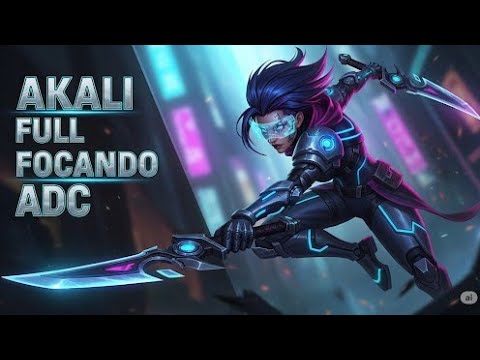 NÃO DEIXOU O ADC RESPIRAR! Akali FOCO TOTAL nas TFs! Wlld rift 