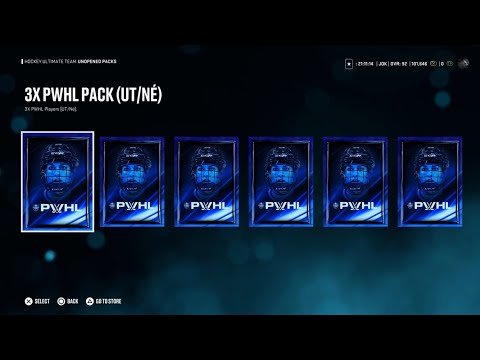 NHL 25 HUT PWHL Opening 6 PWHL Packs & Decent luck (PS5) #nhl25hut #nhl25 #nhl #mmtonhl25