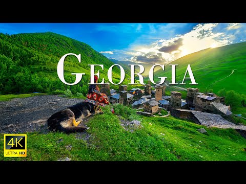 FLYING OVER GEORGIA (4K UHD) - Relaxing Music Along With Beautiful Nature Videos - 4K Video