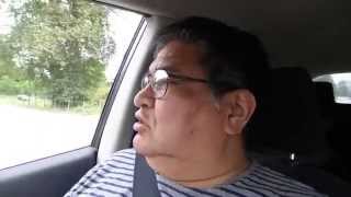 on our way home jamming out