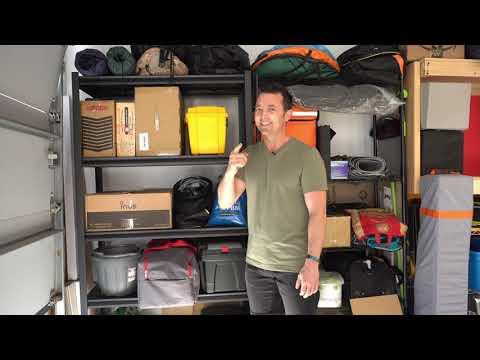 REIBII 72" Heavy Duty Large Size Garage Storage Shelves, 5-Tier Adjustable Metal Shelving Unit