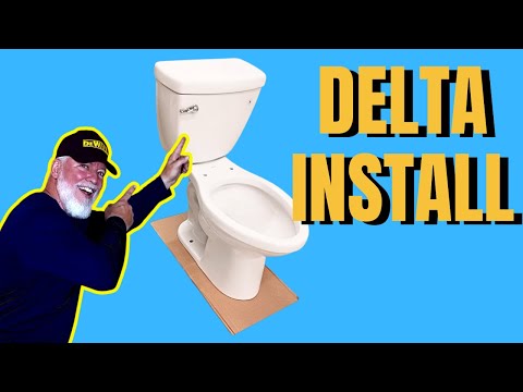 How to Install a Toilet FAST | Delta Foundations Toilet Install Step-By-Step (Beginner Friendly!)