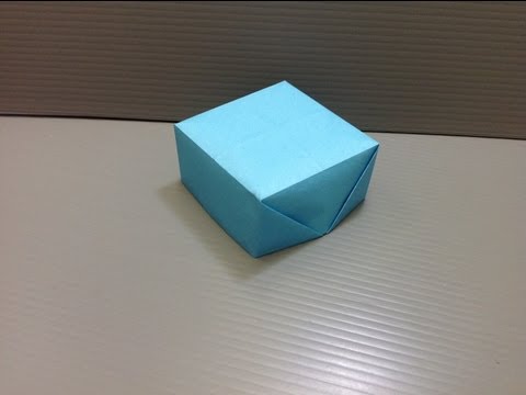 Daily Origami: 146 - Box or Carpenter's Hat