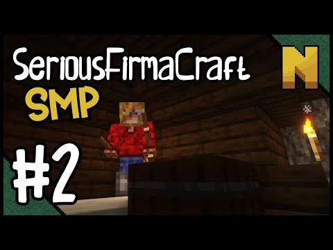 Progress.... and a BEAR FIGHT! - SeriousFirmaCraft SMP Ep. 2