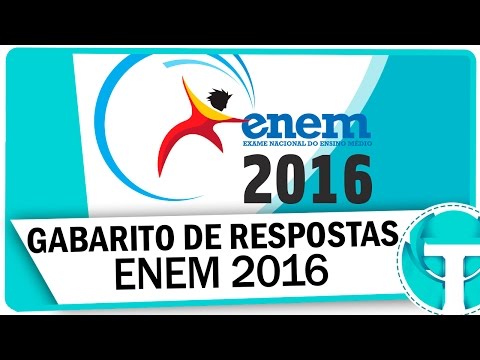 Gabarito oficial do ENEM 2016 é Divulgado, veja como acessar!