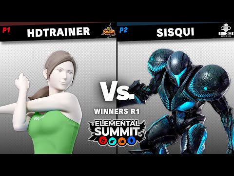 ELEMENTAL SUMMIT - HDtrainer (Wii Fit Trainer) Vs. Sisqui (Dark Samus) - Winners R1