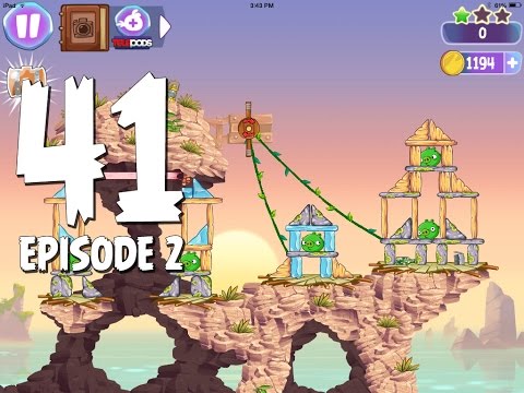 Angry Birds Stella Level 41 Episode 2 Beach Day Walkthrough