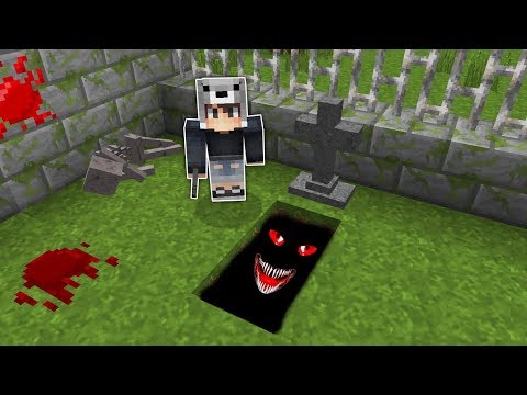 GECE 2:00'DE  KORKUNÇ KATİLİN MEZARINA GİTTİM! - Minecraft