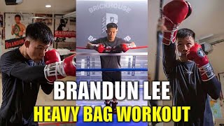 Brandun Lee Heavy Bag Workout