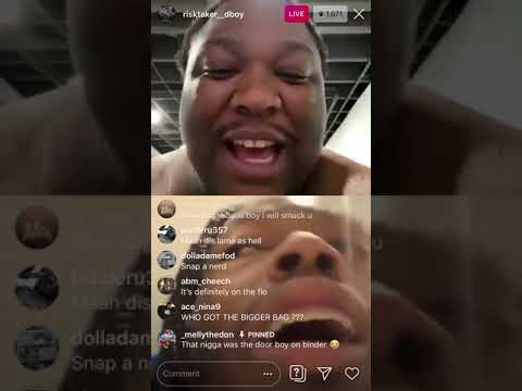 Risktaker D-Boy - Calls FMB DZ A Snitch 🐀 On (Instagram Live)