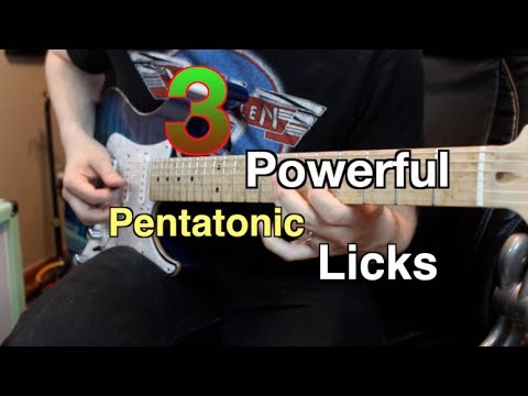 3 Powerful Pentatonic Licks ( With Tabs!)