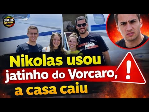 NIKOLAS FERREIRA VIAJOU NO JATINHO DO VORCARO, A CASA CAIU