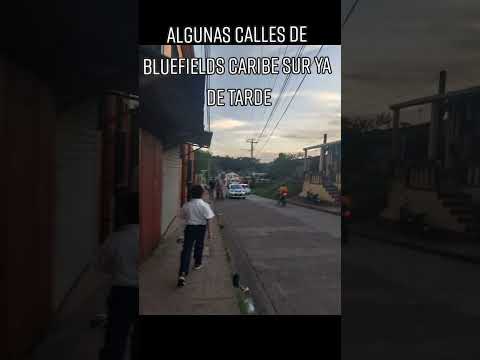las calles de Bluefields Caribe sur Nicaragua