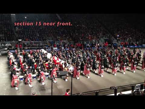 Edinburgh Military Tattoo - Seating guide update 2022 Aug 5th - 27th.