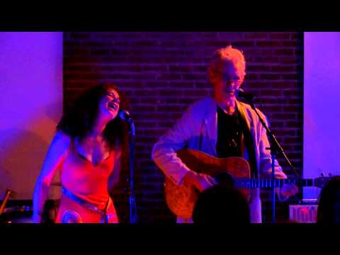 Laurie Sargent and John Holden at  the Kimball/Jenkins Art School