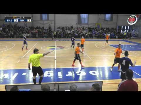 FK "RABA" vs. FK "Nikars" 4:3 (pēcspēles sitienos). 4. spēle - 2. puslaiks.