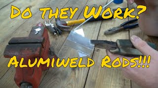 Alumiweld rods from Harbor Freight!  Do they work?  Can you easily weld aluminum with just propane?