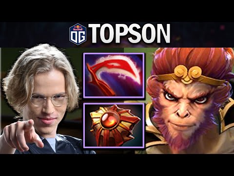 OG.TOPSON MONKEY KING WITH MINUS ARMOR BUILD - DOTA 2 7.27 GAMEPLAY