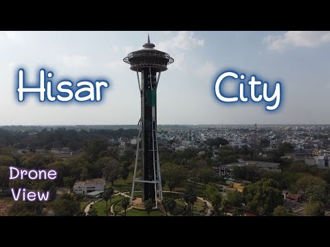A Beautiful City Hisar Drone View