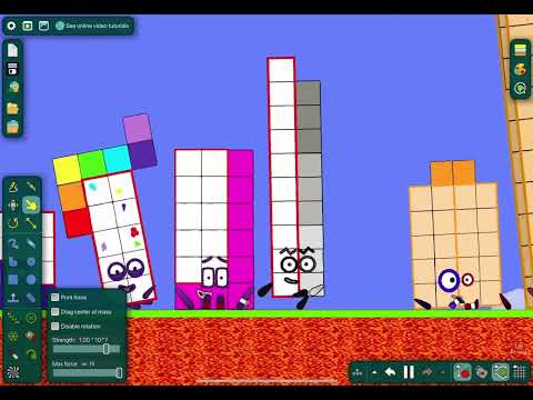 Numberblocks the floor is lava pt 2
