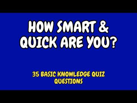 Ultimate Basic Knowledge QUIZ! 🧠📚 35 Hard Questions 💪🔥 QUIZFINITY Challenge ⚡🏆