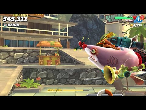 Whitetip Reef Shark (Most Fish Eaten) Live Contest - Hungry Shark World