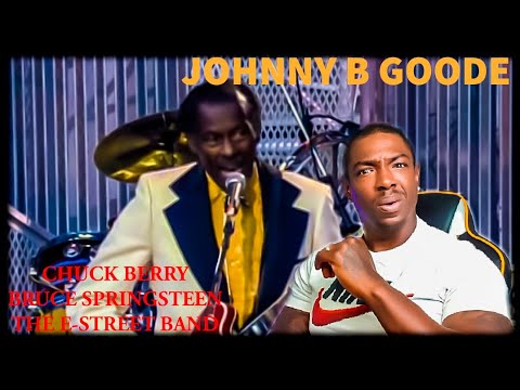 Chuck Berry with Bruce Springsteen & The E-Street Band- "Johnny B Goode" 1995 (REACTION)