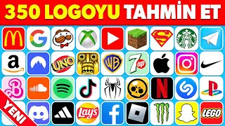3 Saniyede Logoyu Tahmin Et | 1 Saatlik Logo Quiz’i ⏰😱 | 350 Ünlü Logo