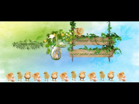 Fondant Cake Topper Sweet  Easter Collaboration   Safiyya Bakingstuff