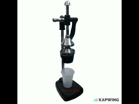 Hand Press Juice Machine Aluminium